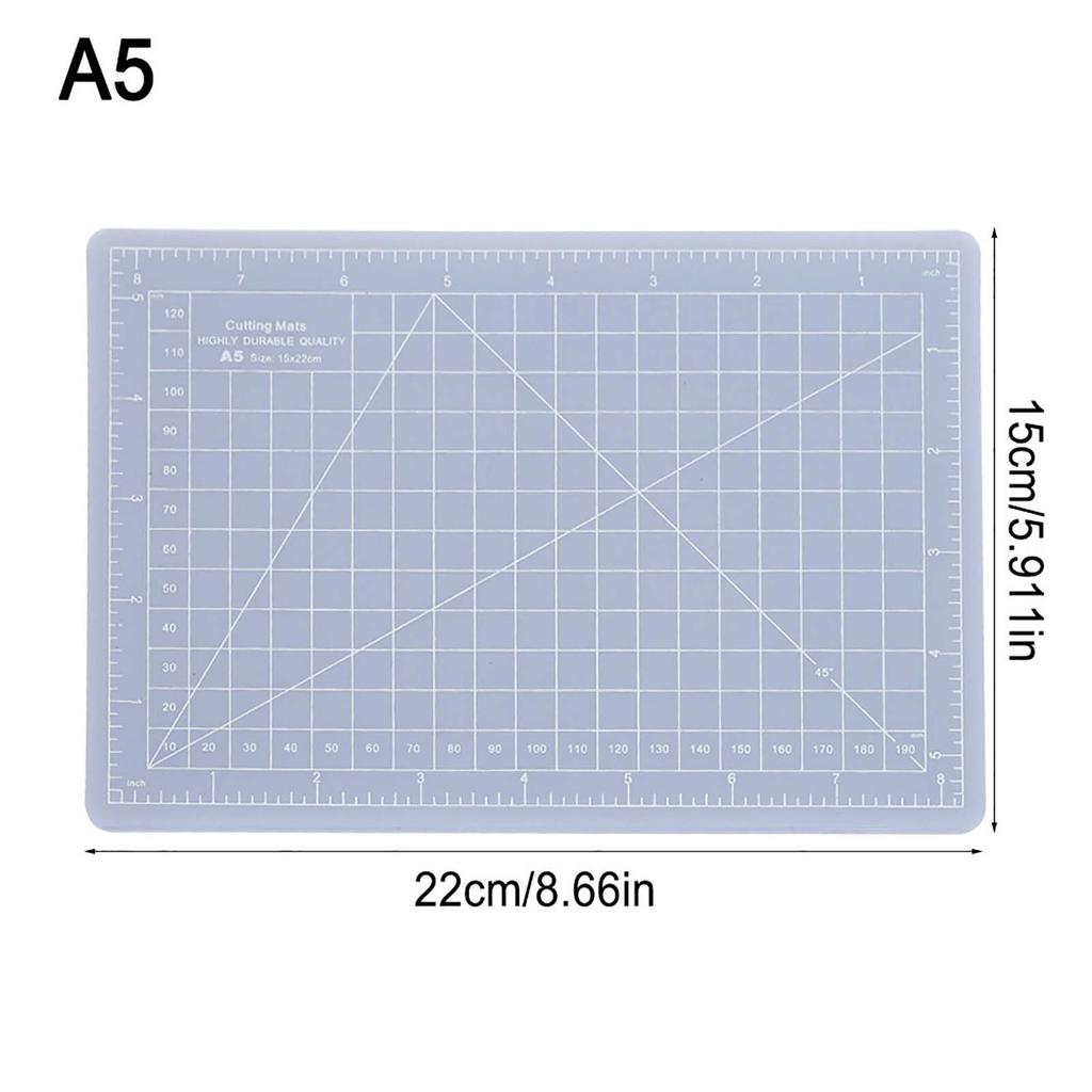 Translucent Cutting Pad Non Slip Cut Board Hand Made Tool Non Reflective for Rubber Stamp