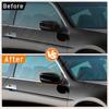 Pair LH+RH Side Glossy Black Rearview Mirror Cover Caps For Honda Accord 2008-13