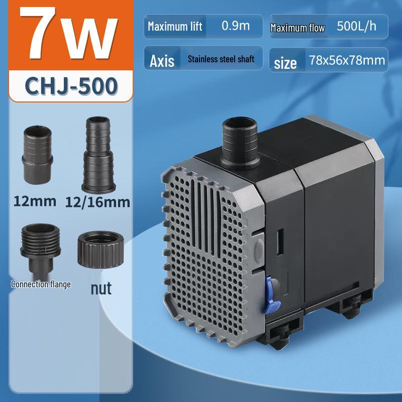CHJ Series Silent Aquarium & Pond Submersible Circulation Pump with Bottom Filter