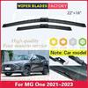 For MG One 2021-2023 2022 2pcs Front Windshield Wiper Blades Windscreen Wipers Rain Brush 22"+18" Auto Accessories UU333