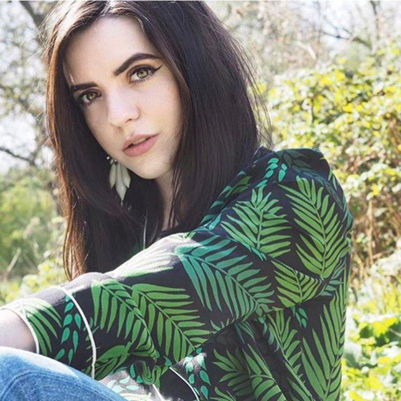 

Leaf-Print Kimono Casual Long Sleeve Shirt Top Leaf Print Chiffon Kimono Shirt M