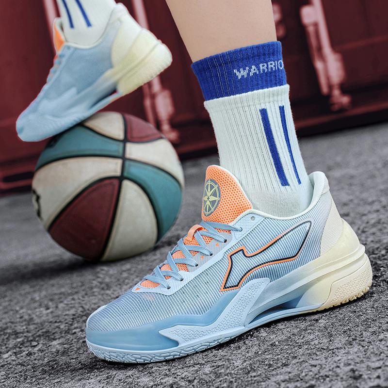 Youth student basketball shoes Sonic 11 actual combat basketball shoes men's and women's low top sports shoes with sound