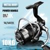 Mavllos AG Saltwater Spinning reel Light Boat fishing tackle 1000-5000 Drag Power 10kg  5+1 Corrosion-Proof Bearings Bass Spinning Fishing Reel