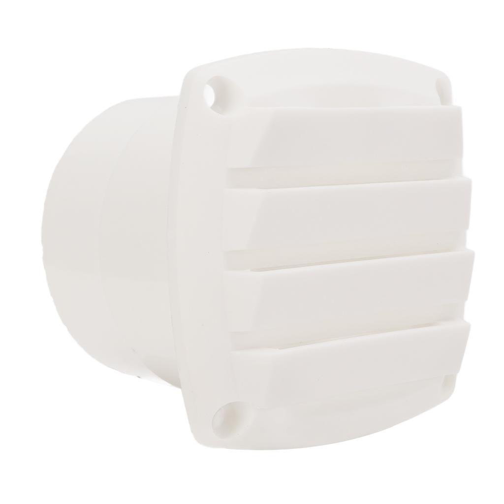 Round Boat Louver Marine Exhaust Air Plastic Vent Straight Through Hose Grille Shutter for Boats