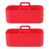 Silicone Air Cooker Pot for Ninja DZ201 Foodi 8QT Dual Fryer With Brush and Clip Cooking