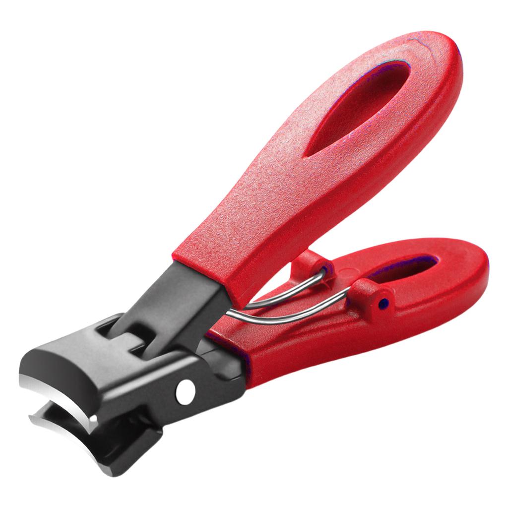 Wide Jaw Opening Nail Clippers Anti Splash Nail Cutter Stainless Steel Toenail Cutter Fingernail Trimmer for Elderly