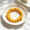 3D Simulation Fruit Beaded Bracelet Resin Pear Charms Adjustable Chain For Teen Girls Daily Party Wear Jewelry Accessories