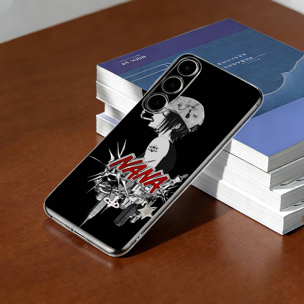 A-Anime Cool Nana O-Osaki Line Phone Case For SamsungA10,12,20,21S,30,31,40,50,51,52,70,71 Transparent Cover