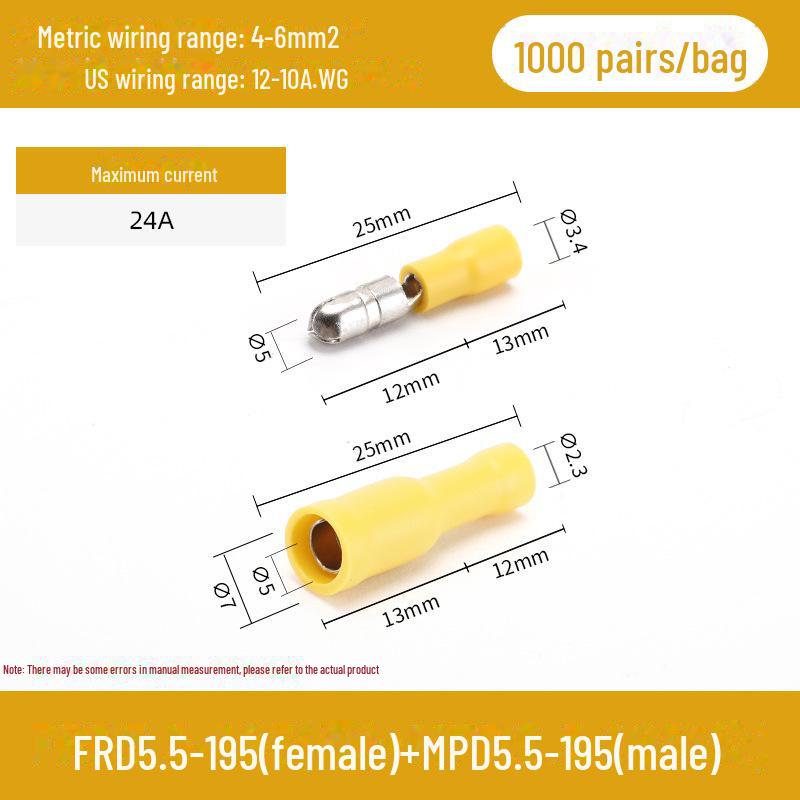 Pluggable Bullet Terminal Blocks Quick Connectors