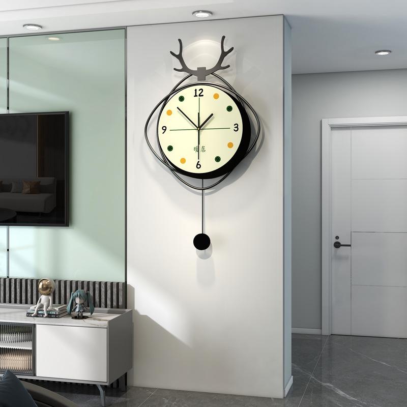 Hi Fashion Home Decoration Wall Clock Living Room Clock Creative Personality Art Ornaments