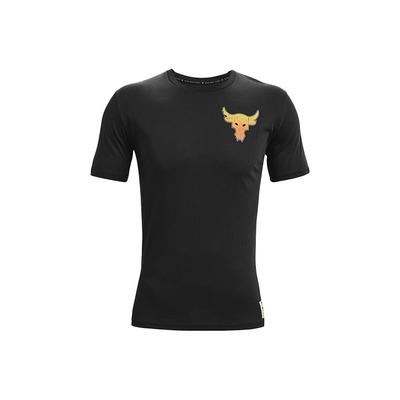 Project Rock Training Casual Sport T-shirt met Korte Mouwen Heren Tops Zwart 1363559-001