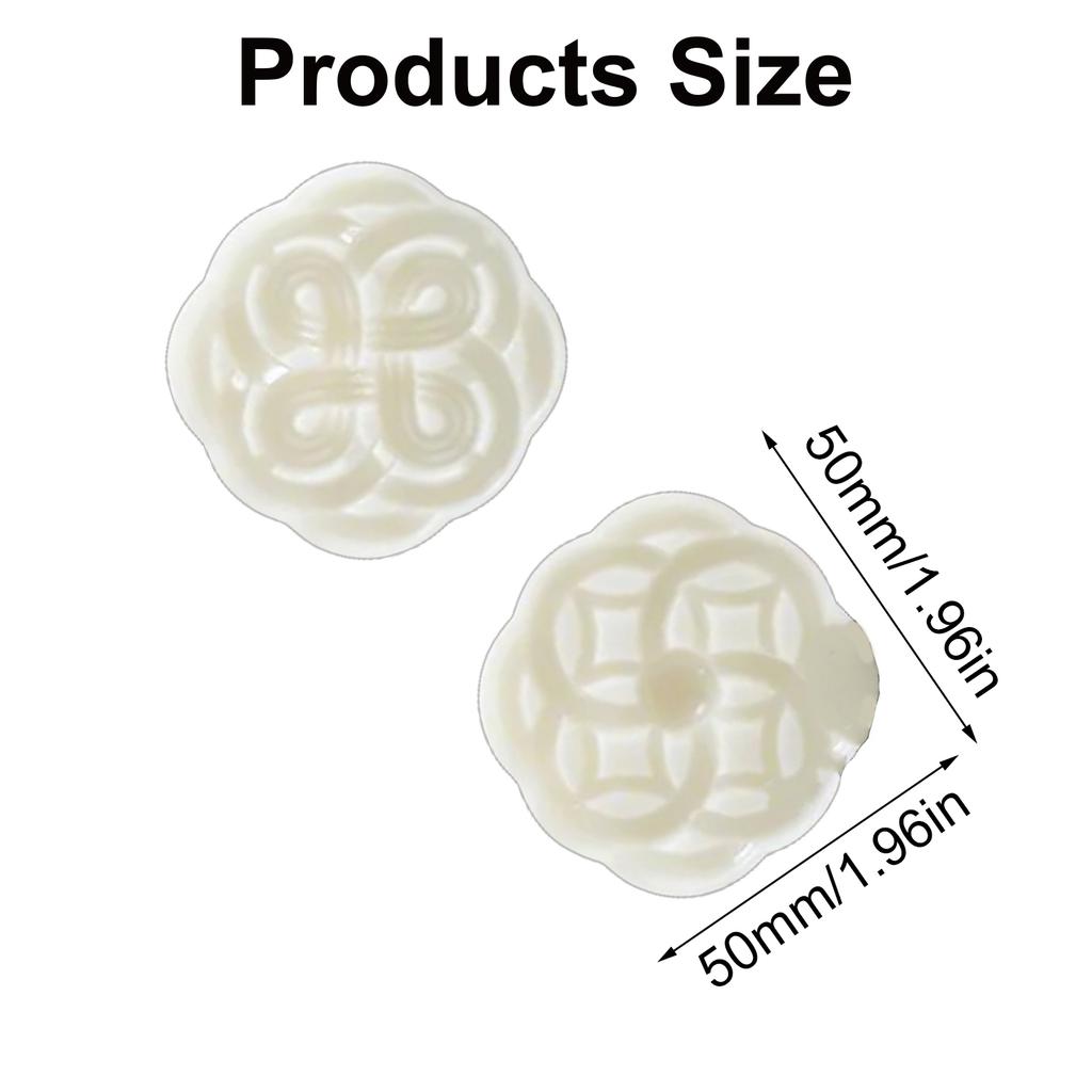 Fortune Knot Mooncakes Molds Unique Mooncakes Crafting Molds Creative Stamp Set for Making Beautiful Treat