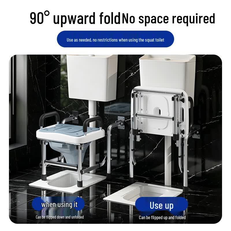 Multi-functional Foldable Commode Chair