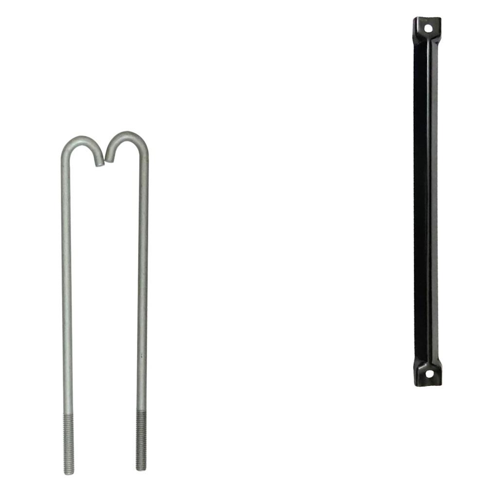 Battery Hold Down Clamp Bracket Kit For Toyota Landcruiser 80 Series