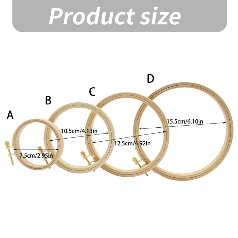 Wood Craft Hoop Ideal For Crosses Stitching Sewing And Punch Needle Embroidery Works