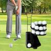25-Ball Capacity Golf Ball Launcher Set Foot Pedal Control Golf Ball Dispenser  Golf Simulator