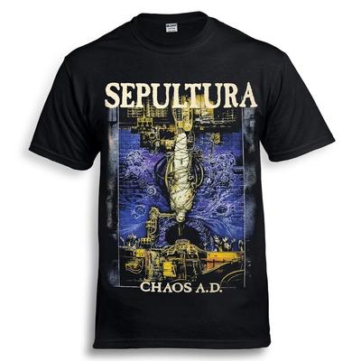 SEPULTURA Chaos A.D. Schwarzes T-Shirt soulfly