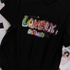 Plus Size V-Neck Slimming Mid-Length Loose T-Shirt for Women, Short-Sleeved, Covers Belly, Available In 200/300/350 Jin.
