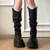 Fashion Women High Boots Platform Fashion New Shoes Designer 2025 Summer Brand Party Knee High Chelsea Boots Woman Shoes Mujer Botas
