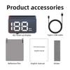 Universal Head Up Display GPS Digital Speedometer for All Car Truck Plug and Play Auto Part