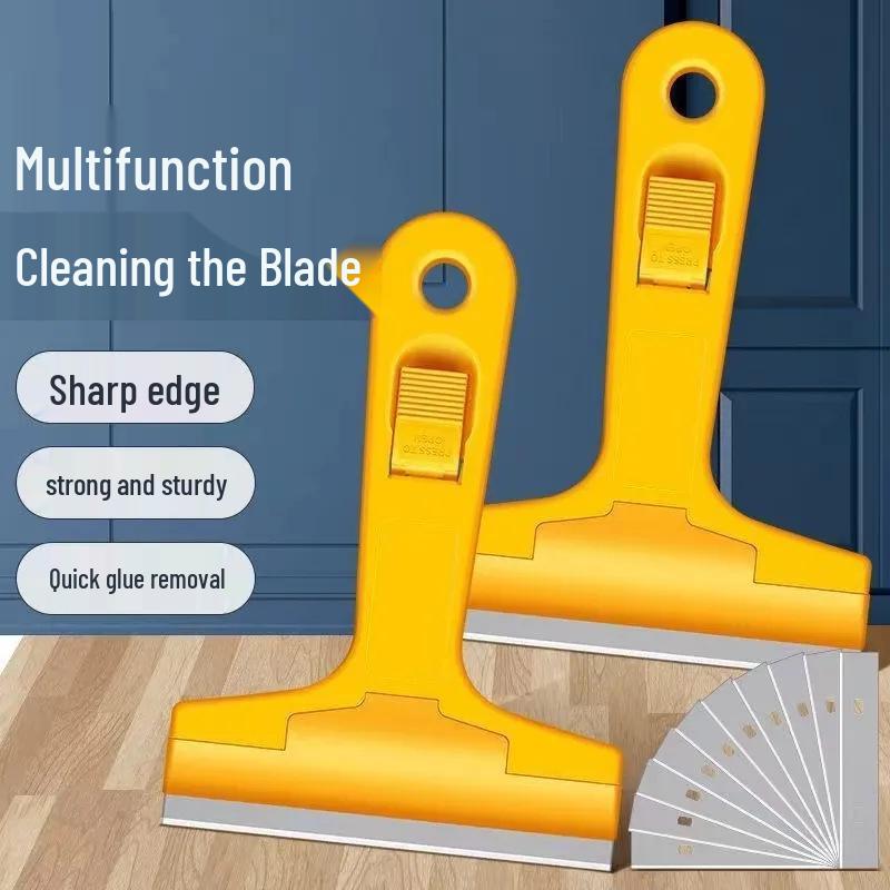 Multipurpose Cleaning and Grout Removal Scraper for Glass and Tile