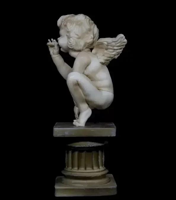 Angel Fashion Doll Sculpture Creative Resin Handmade Painting European Style Living Room Decoration Room Decor Accessories Gift