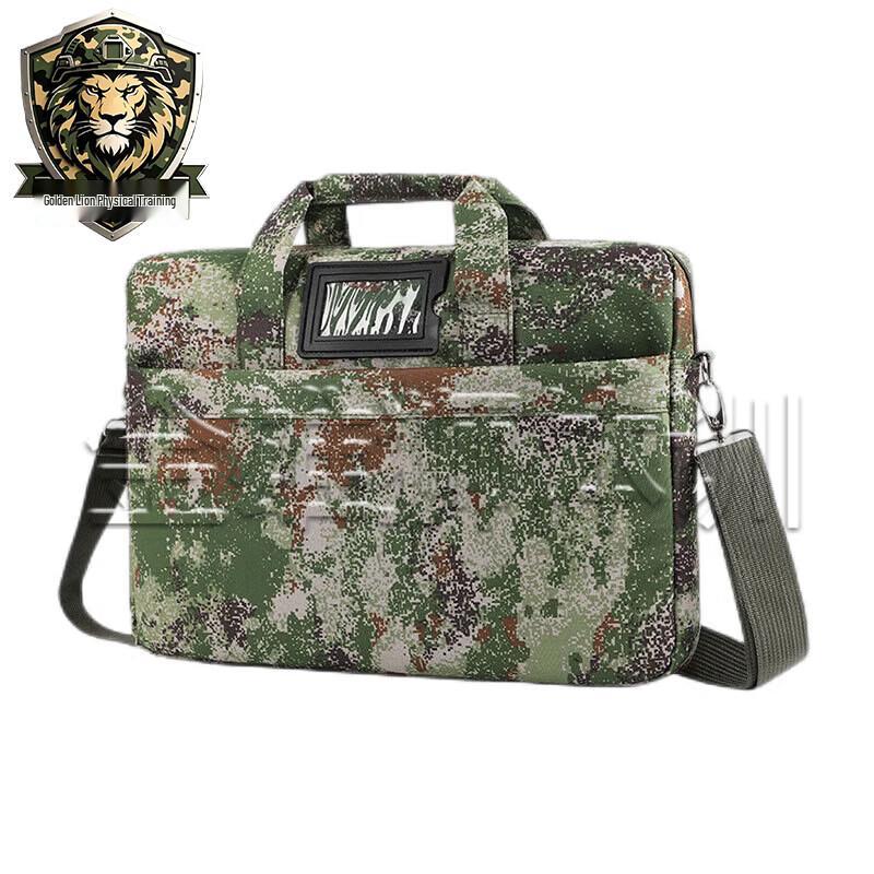 Golden Lion Camouflage Laptop Briefcase