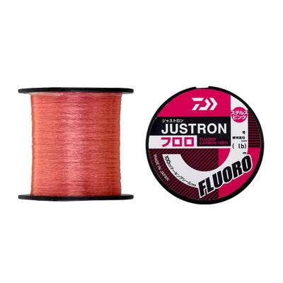 Daiwa Justron Fluorocarbon-Schnur, Stealth Pink, 1,5-300
