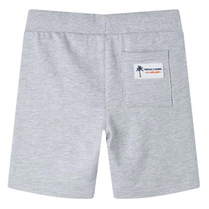 Short pour enfants avec cordon de serrage gris 92/104/116/128/140