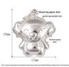 S925 Sterling Silver Zodiac Animal Pendant & DIY Braided Rope Bracelet