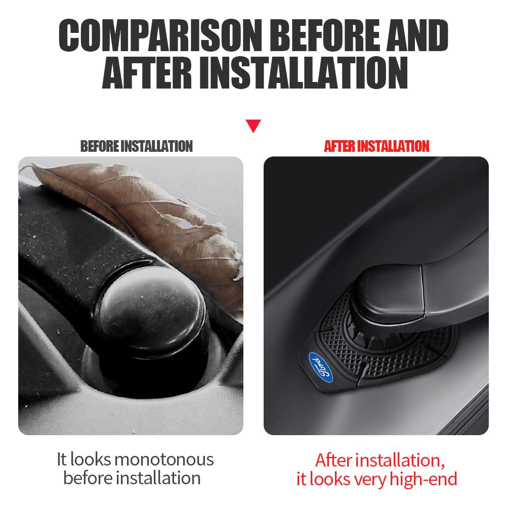 2pcs Car Windshield Wiper Hole Protective Cover Auto Wiper Dustproof Protection Bottom Sleeve For Ford Focus Mustang Ranger ST