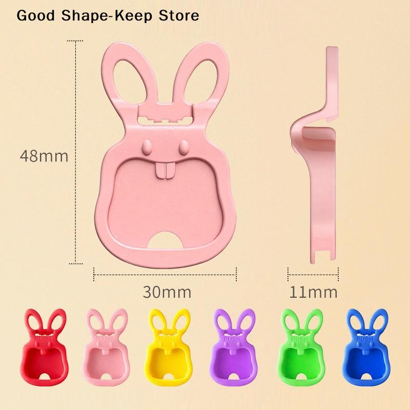 daily1/6PCS Color Beverage Can Opener With Protective Cover Reusable Plastic Tab Can Openers Easy Can Opener Kitchen Tool