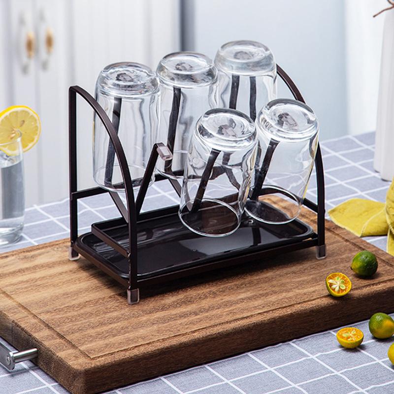 Πολυτελής Κούπα Καφέ Κούπα Νερού Ράφι 6 Θήκη Κούπας Και Πιάτο Κούπα Νερού Στεγνωτήρας Στεγνώματος Γυάλινη Θήκη Κούπας Για Κούπα Καφέ Πάγκος