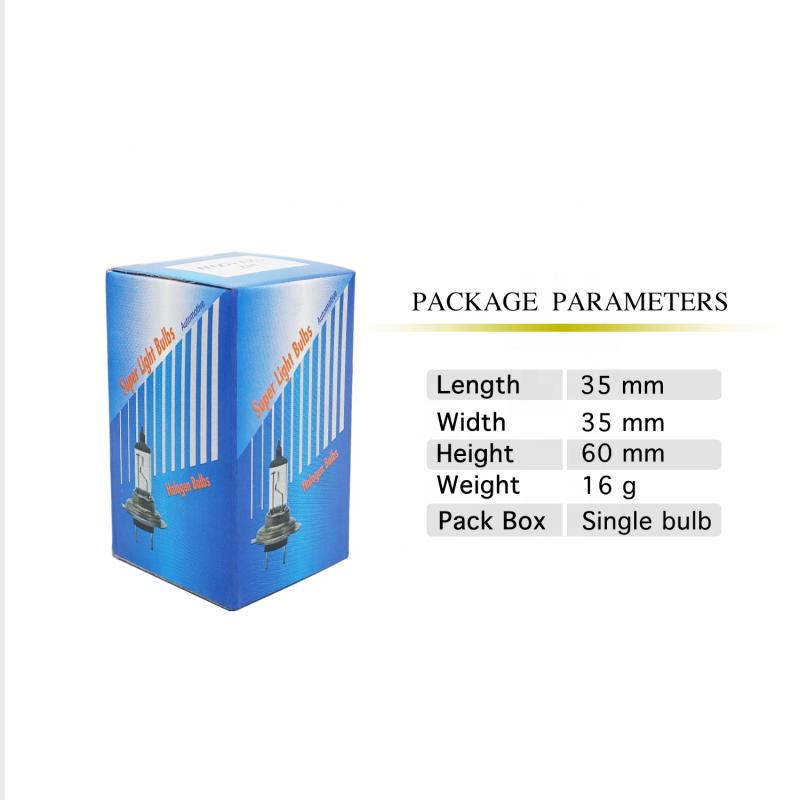 H7 Halogen Lamp PX26D 55W 100W Warm White Factory Direct UGGV Car Lights 12V Car Headlamps Quartz Glass Material H7