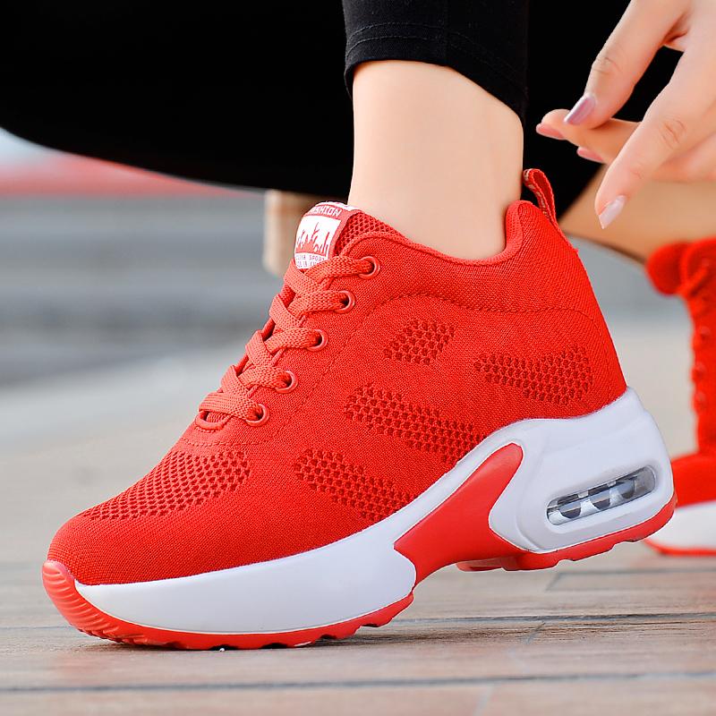 Дышащая вязаная обувь увеличенного размера 7 см — фото 13