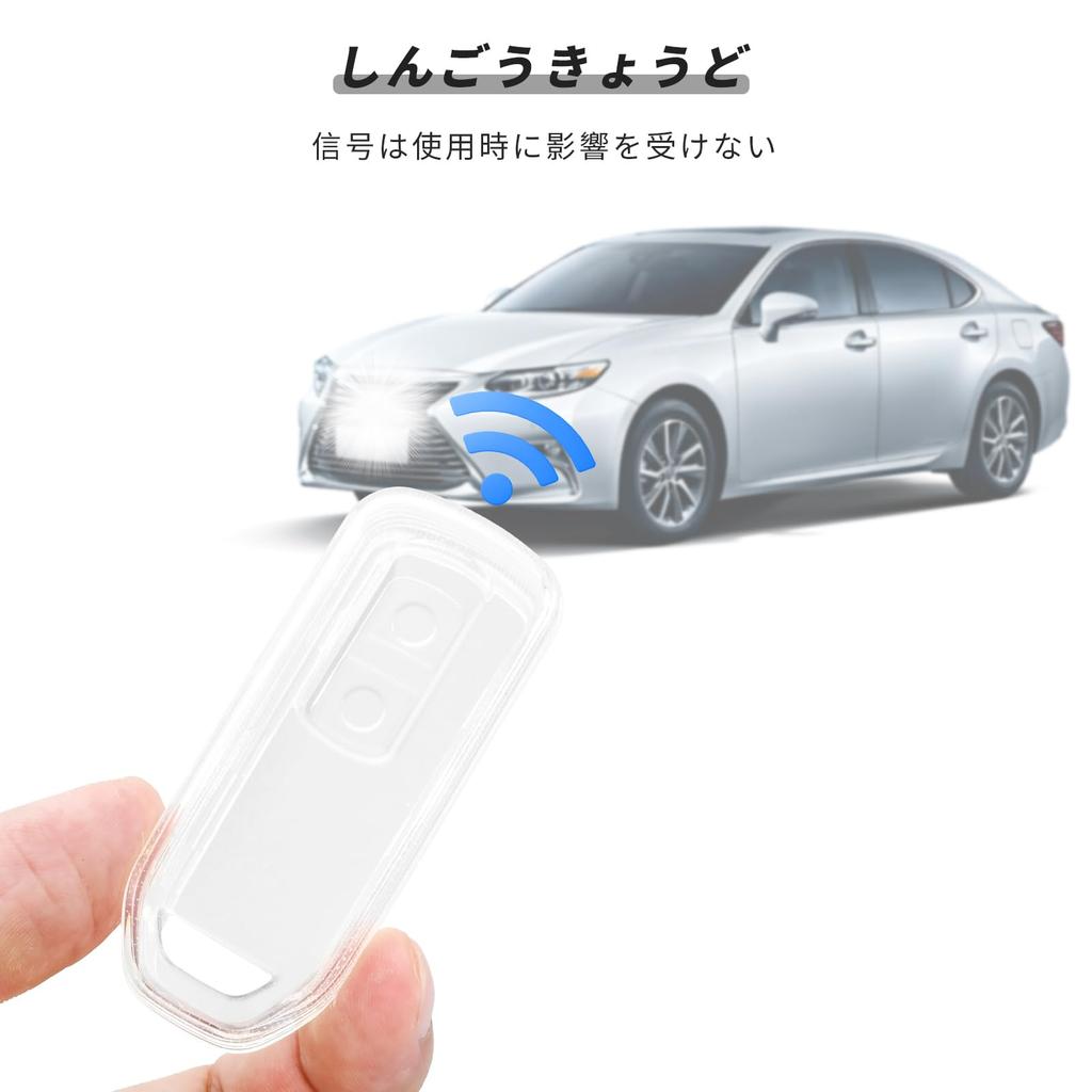 OFFCURVE Honda NBOX Smart Key Case, Transparent Case, For Honda N-BOX N-ONE N-WGN N-VAN