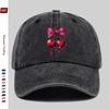 pc Cute and Fun Cherry Print Baseball Cap Adorable Sun Hat Trucker Decorative Hat with Adjustable Strap Papa Hat Street Ska