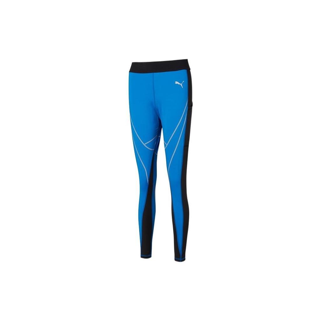 Puma Roaringwild X Leggings Training Color Block Fitness Pants Women Leggings Stone-Blue 532600-99