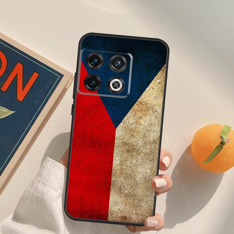 Czech Republic Czech Flag Case For OnePlus 13T 10T 10R 12R 13R 15 13 12 11 10 9 Pro Nord CE 5 2 3 4 Lite N20 N30 Cover