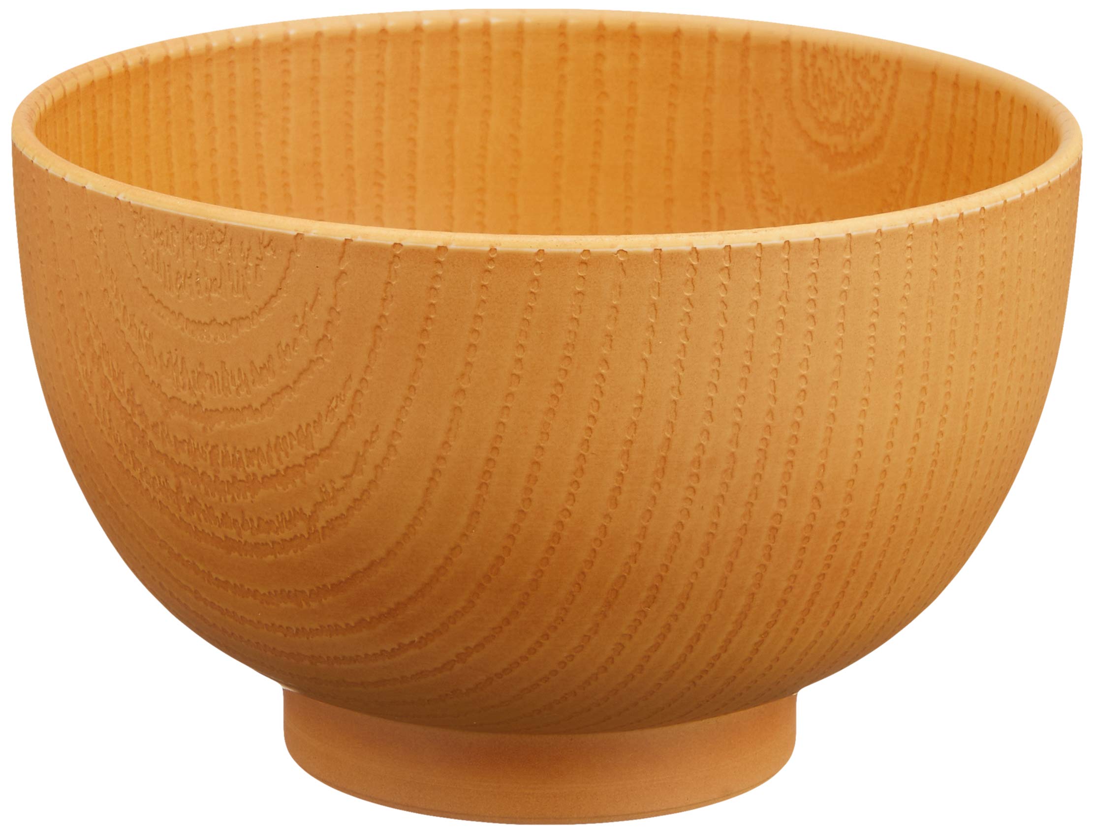 Mitani Yamanaka Lacquerware Soup Yamanaka Zelkova Wood Large Soup Bowl, Brown, 12cm, Lacquer, Natural, Microwave-safe, Grain, Bowl, M17359-8