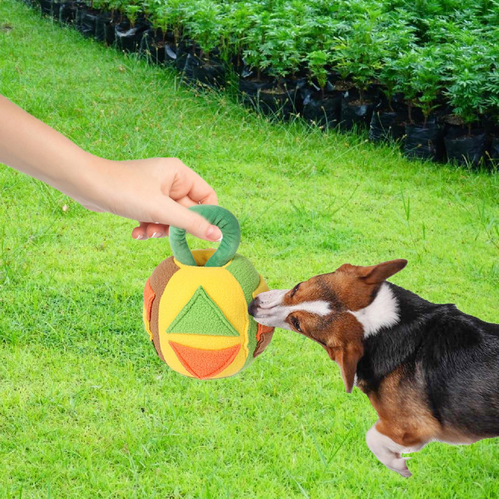 

Собачий мячик для нюхательного табака интерактивная развивающая игрушка от скуки милые навыки прятаться и добывать еду зелёный