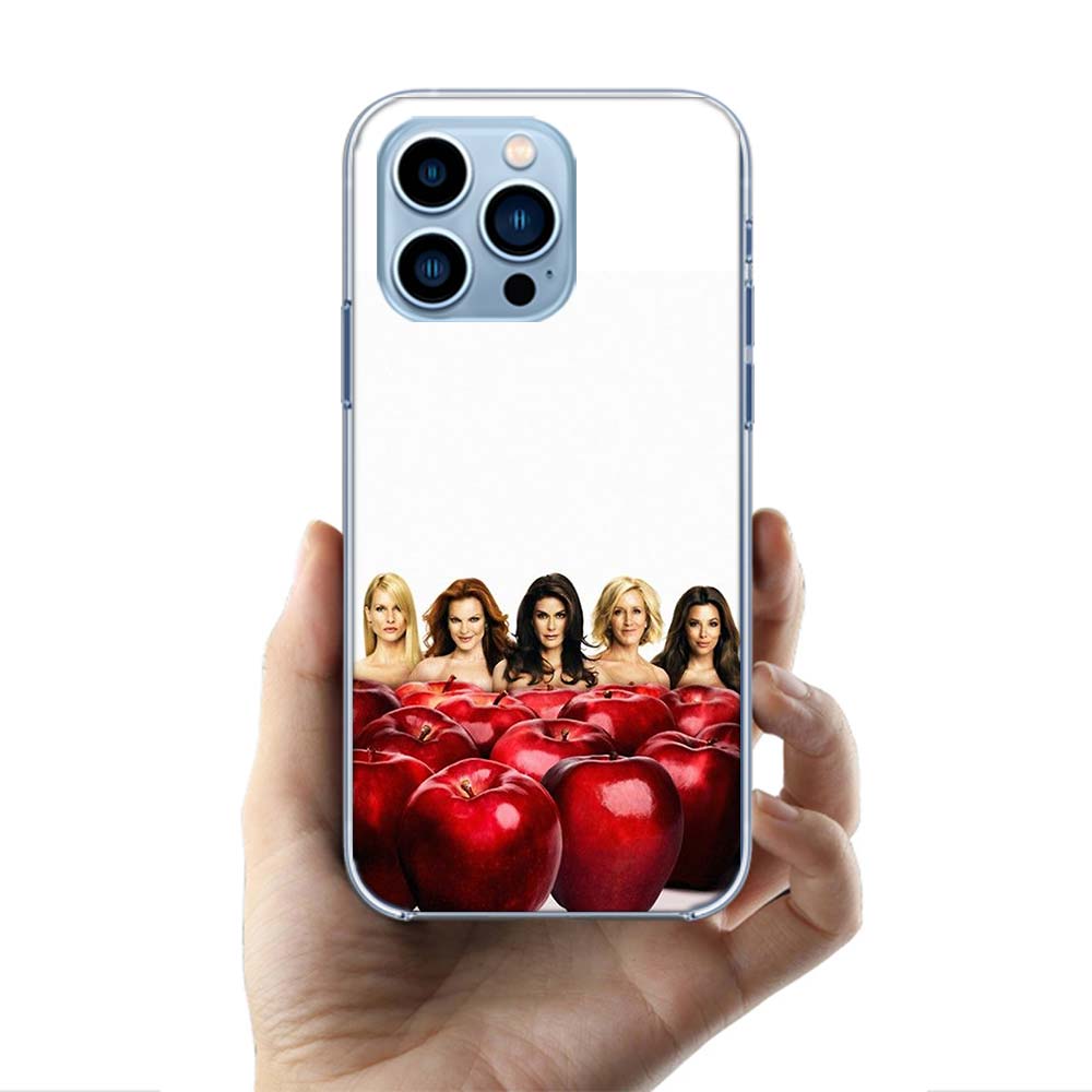 

Отчаянные домохозяйки Прозрачный чехол для телефона Apple iPhone 16 15 11 17 Pro Max Air 14 Plus 13 Pro 12 Mini 16E Силиконовый TP iPhone 16E