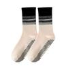 Non-Slip Pilates Socks Breathable Sport Socks Casual Mid Tube Socks