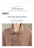 Elegant Embroidered Wool Coat for Middle-aged Women – Short Spring & Autumn Style