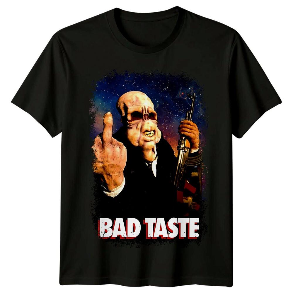 

Bad Taste (1987) Movie Poster Inspired T-Shirt Retro 80s Tee Unisex S