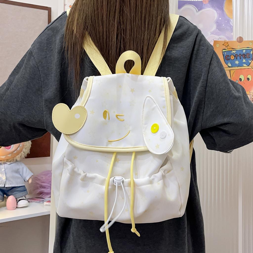 Schoolbag new cute girl backpack cartoon lightweight versatile women's bag retro parent-child backpack children's school bag