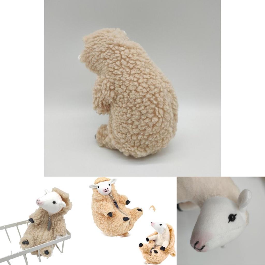 Cute Plush Sheep Doll 16cm Rokkosan Pasture Detachable Soft Simulation