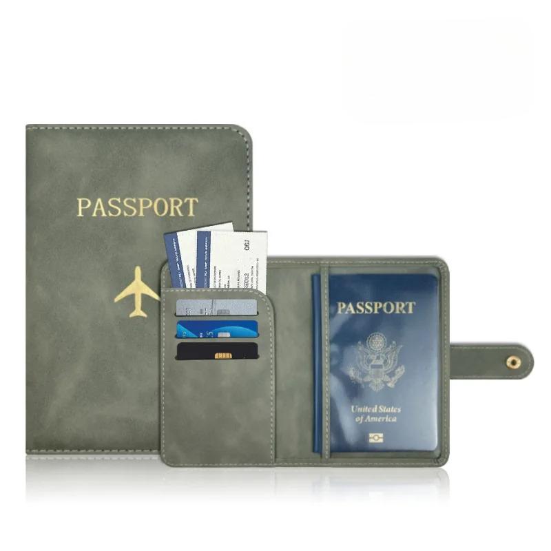 Airplane Hasp Passport Clip Multi Card Slots Passport Cover Id Card Holder Credit Card Holder Passport Holder Travel Accessories