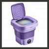 Home Mini Washing Machine Student Dormitory Lingerie Sock Portable Washing Machine 8L Large Capacity Foldable Washing Machine