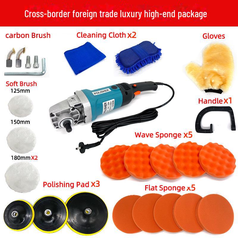 International Car Polishing & Waxing Machine Set with European/British Standards